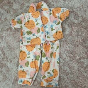SweetHoney Pumpkin Print Kids Pajamas